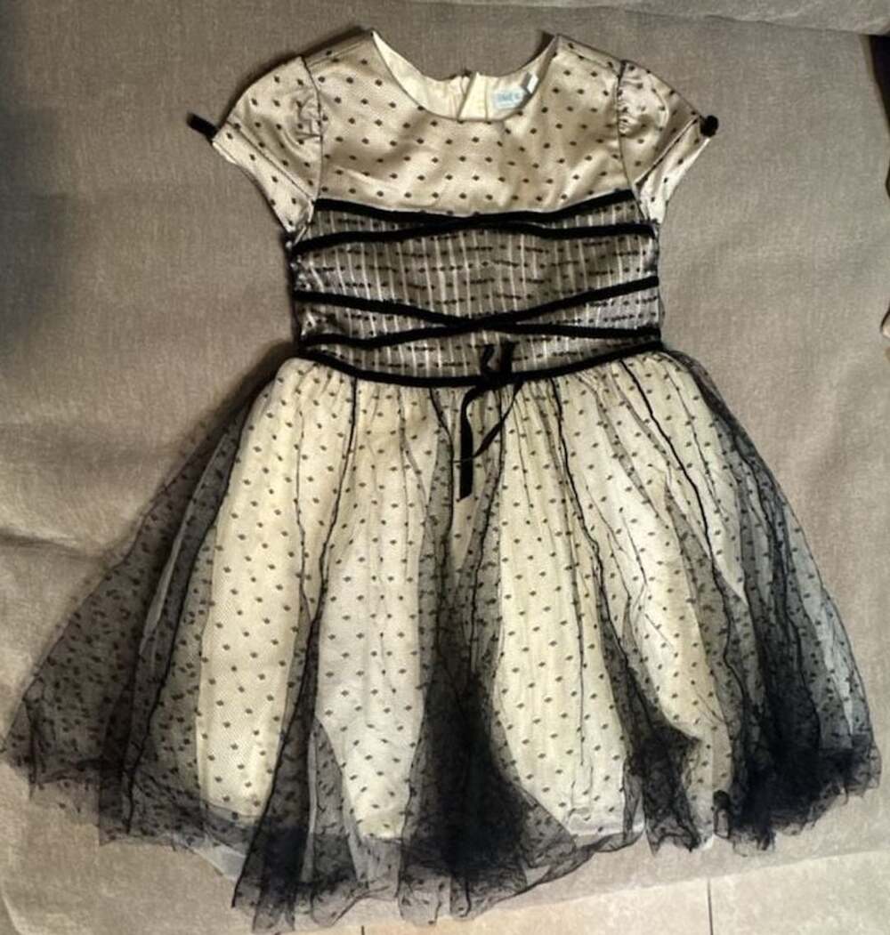 Abel & Lula Girls Polka Dot Tulle Party Dress Size 6 (116cm)
